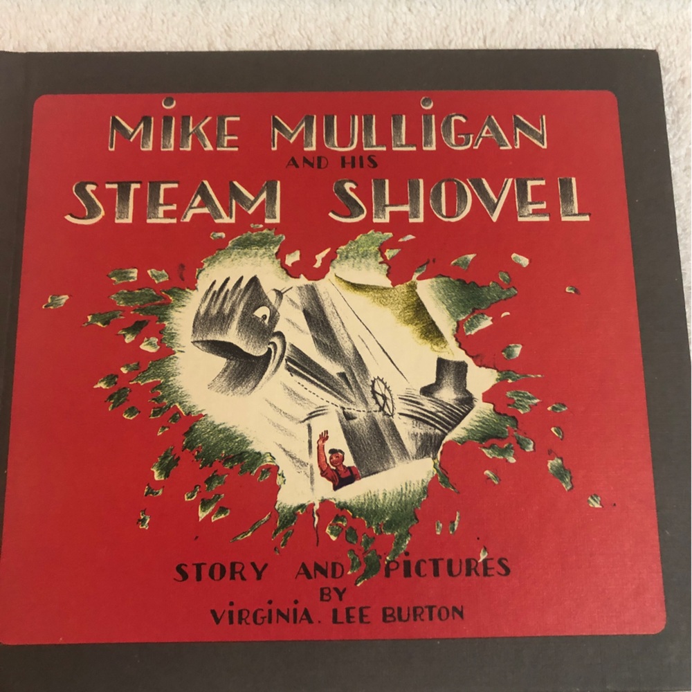 Vintage hardcover Mike Mulligan and his steam shovel- book sale